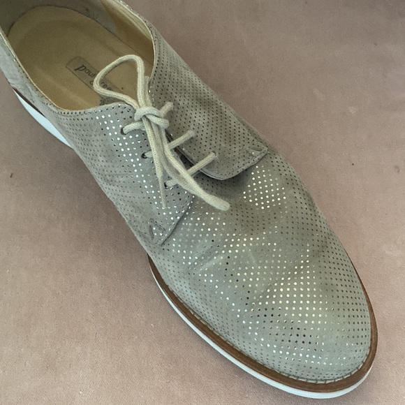Stylish Paul Green Lace-Up Oxfords w/ Metallic Accents - Size 10 - Picture 5 of 8
